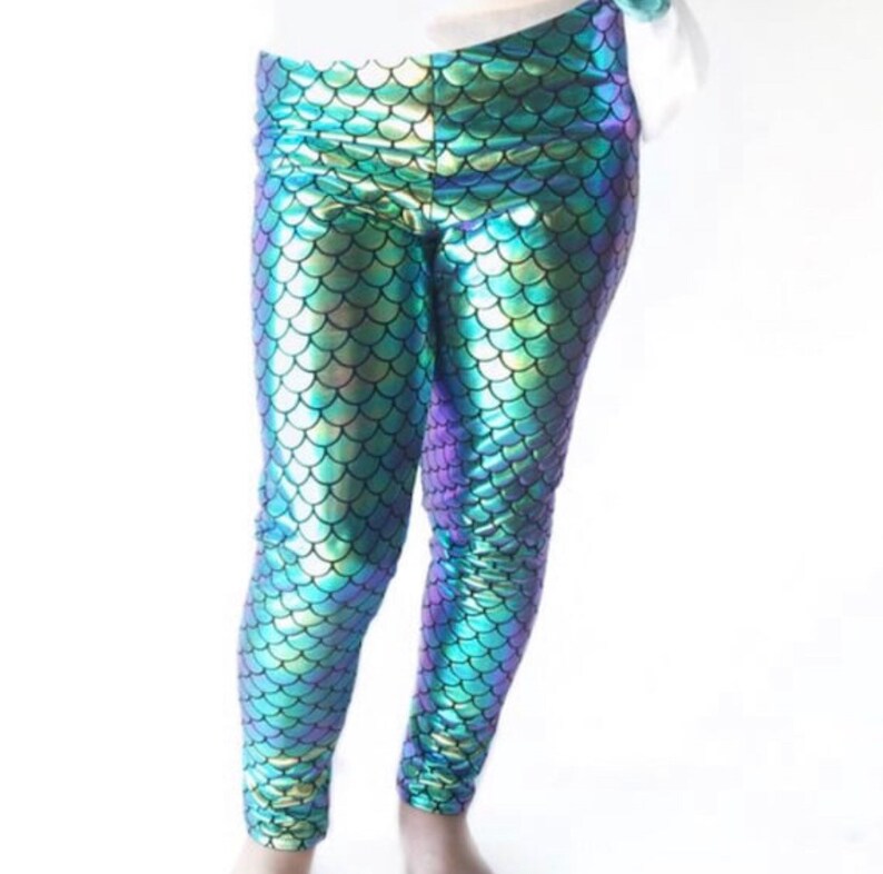 Little Mermaid Leggings Magical Mermaid Scales Baby Toddler Etsy