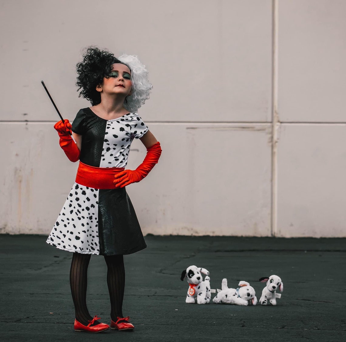 Villain Leotard Villain Costume Dalmatian Leotard Dalmatian - Etsy