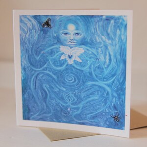 The Lover Greetings Card 105mmx105mm , Kuvert und Zellophanierung , Recycled Cardigan