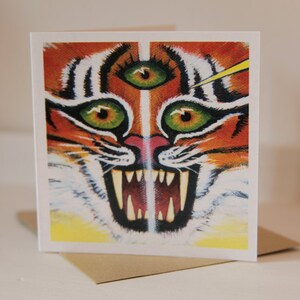 Cartão de felicitações Ferocity 105mmx105mm, Envelope e embrulho de celofane, Cartão reciclado