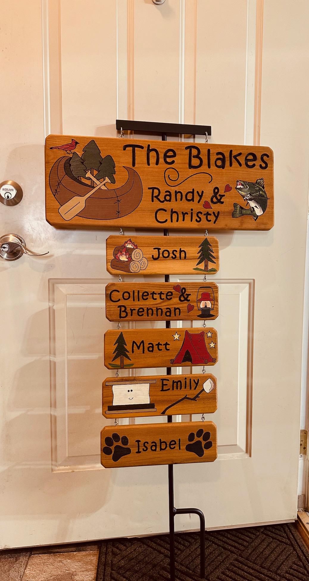 Wrought Iron Sign Stake: Heavy Duty Camping Sign Holder - Etsy