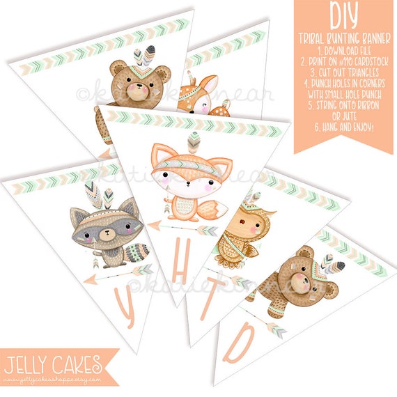diy bunting bannerdigital bunting