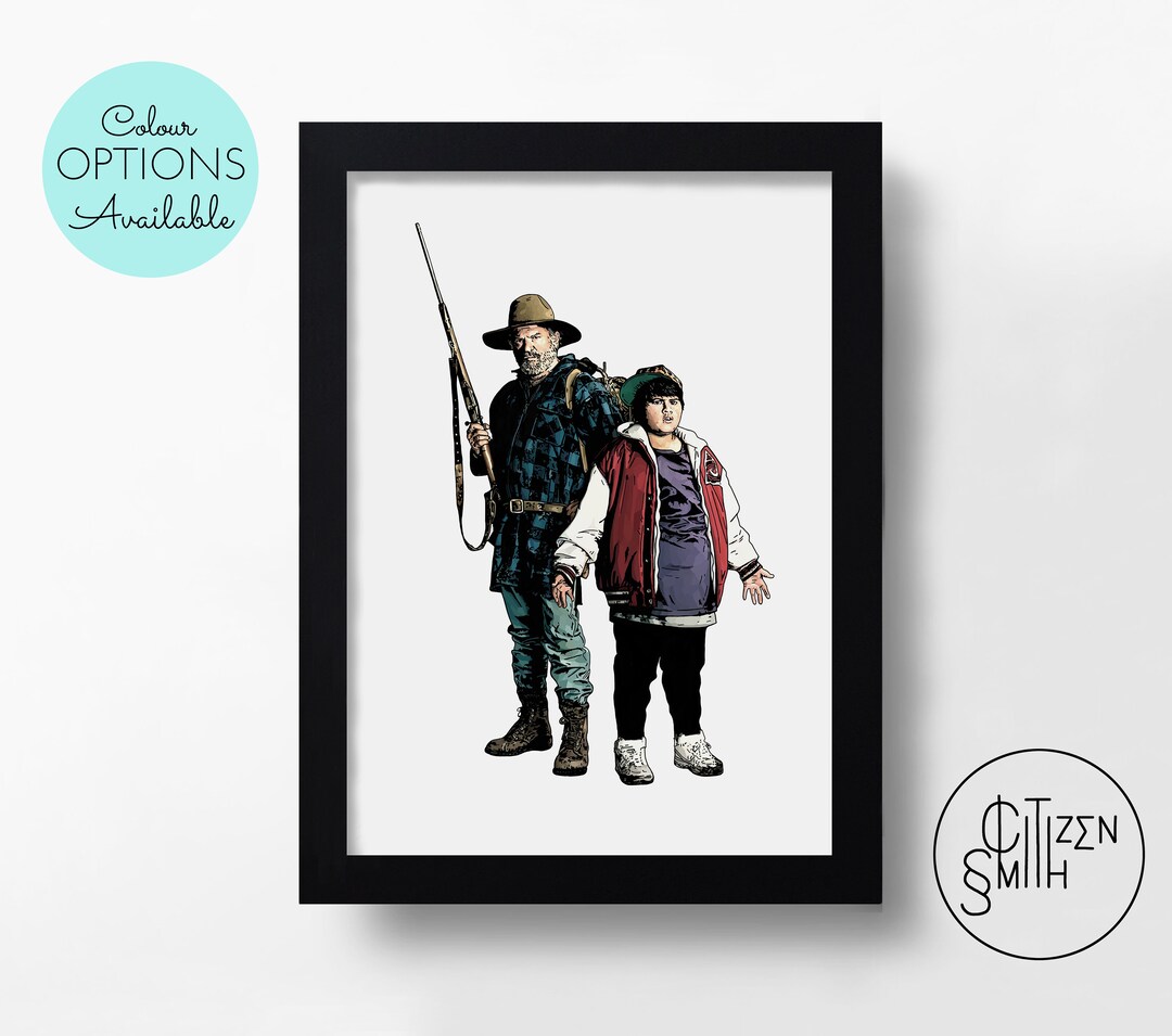 HUNT for the WILDERPEOPLE Ricky & Hec / Taika Waititi Black and White