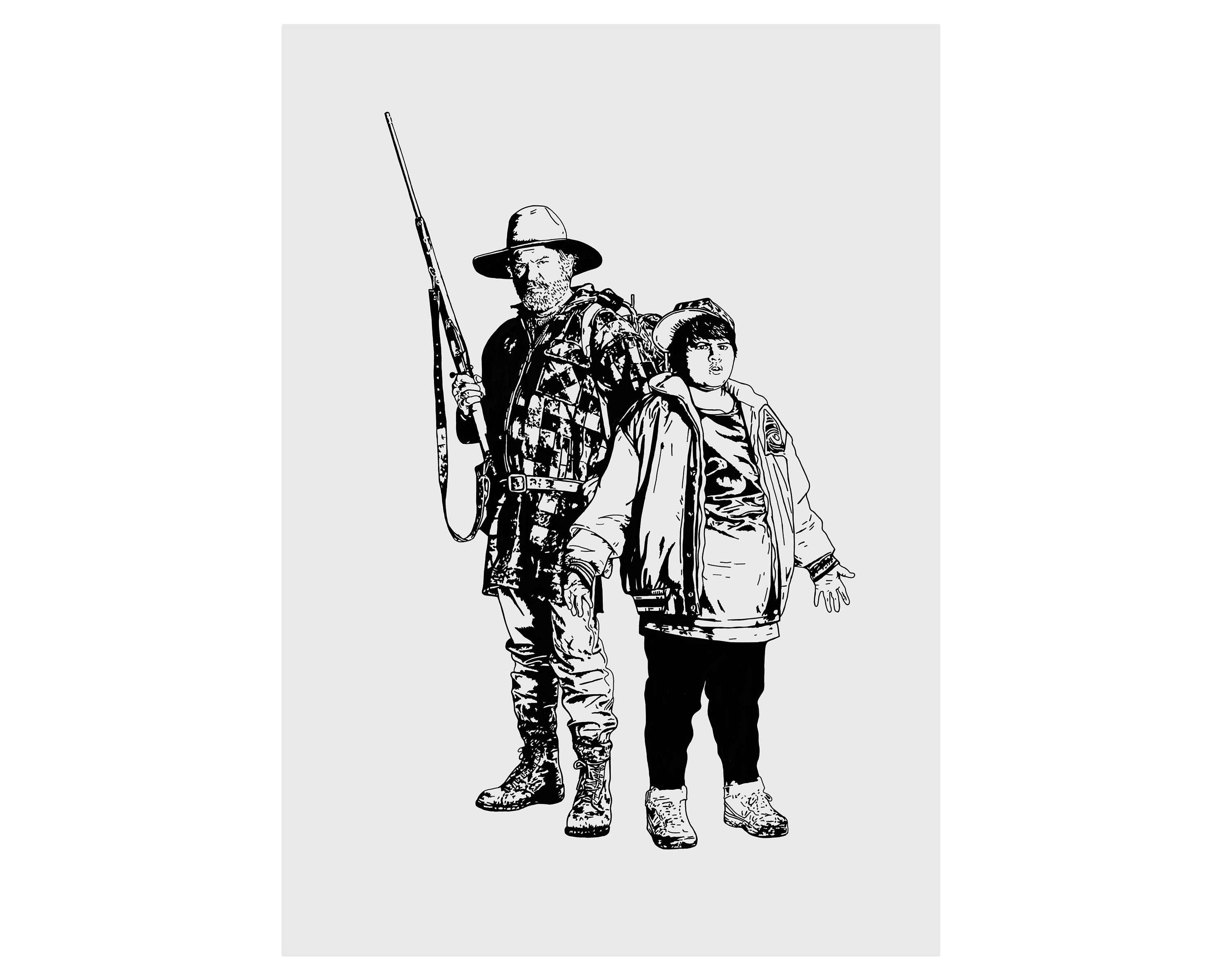 HUNT For The WILDERPEOPLE Ricky & Hec / Taika Waititi Etsy