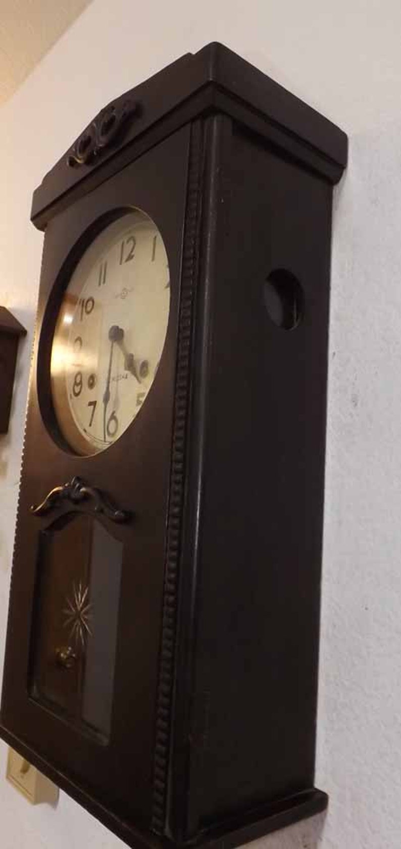 Rare Antique Seikosha Wall Clock Made in Tokyo Japan Chimes Etsy