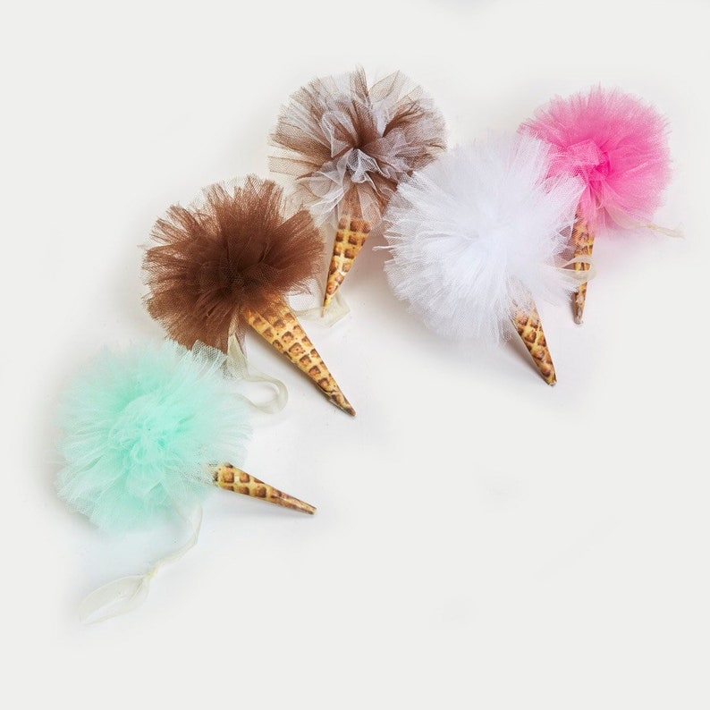 Custom Tulle Ice Cream Garland-Choose your flavors!