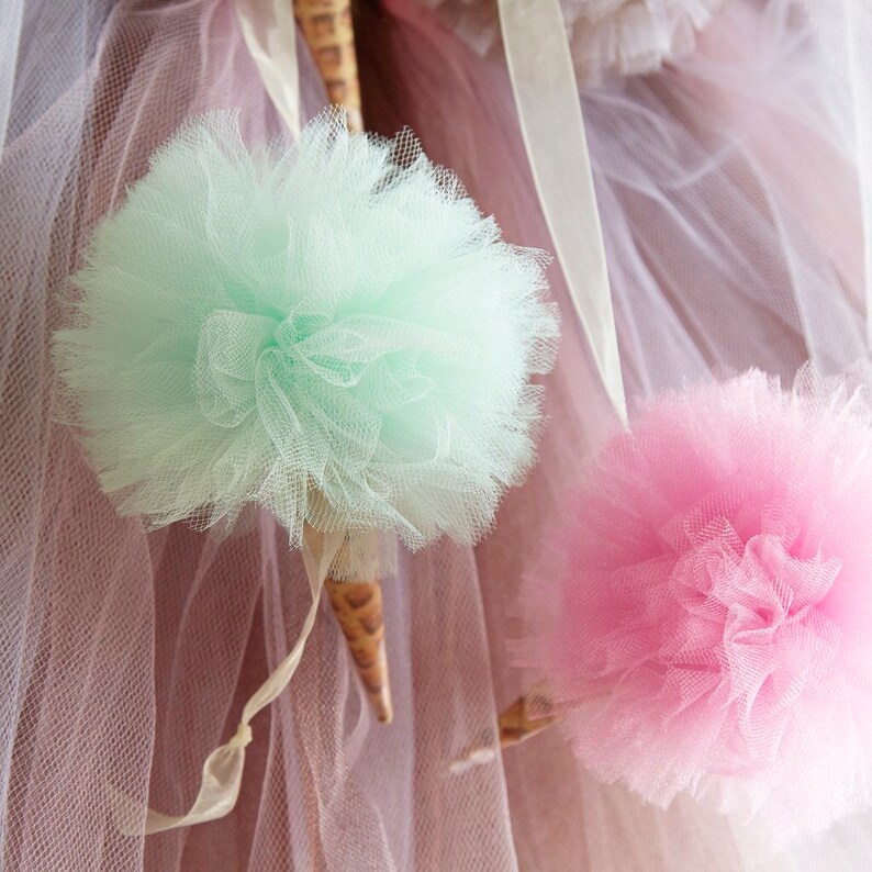 Custom Tulle Ice Cream Garland-Choose your flavors!