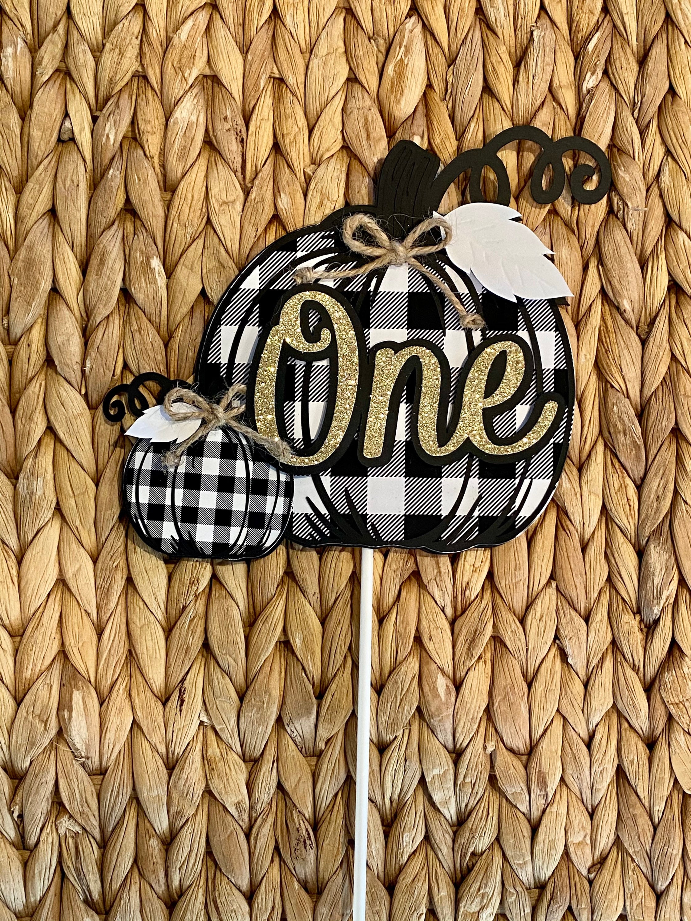 buffalo plaid cake topper/Buffalo plaid black and white / Buffalo plaid