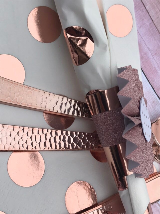 Rose Gold Party Decorations Rose Gold Graduationrose Gold Etsy