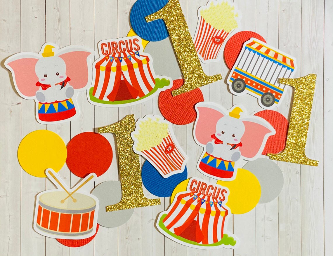Circus Confetti Circus Party Decorations Circus Etsy