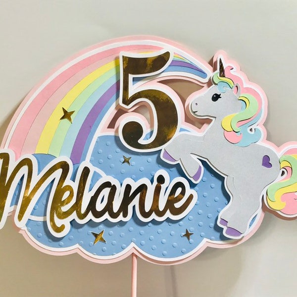 Unicorn Centerpiece - Etsy