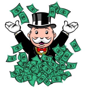 New MORE MONEY, PaperChasers, MONOPOLY, Hustle, Cash, Money Makers, Png & Jpg, Downloads Only, Digital Files!!