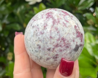 Rubellite Sphere, Rubellite, Pink Tourmaline