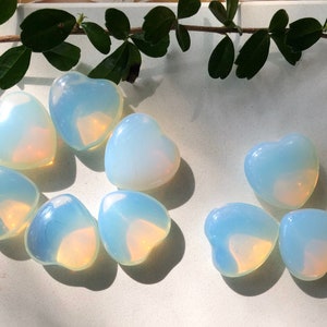 Opalite Heart, Opalite, Qty. 1 MINI Heart
