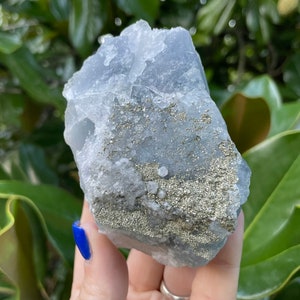 Fluorite Pyrite, Fluorite Cluster, Pyrite on Fluorite
