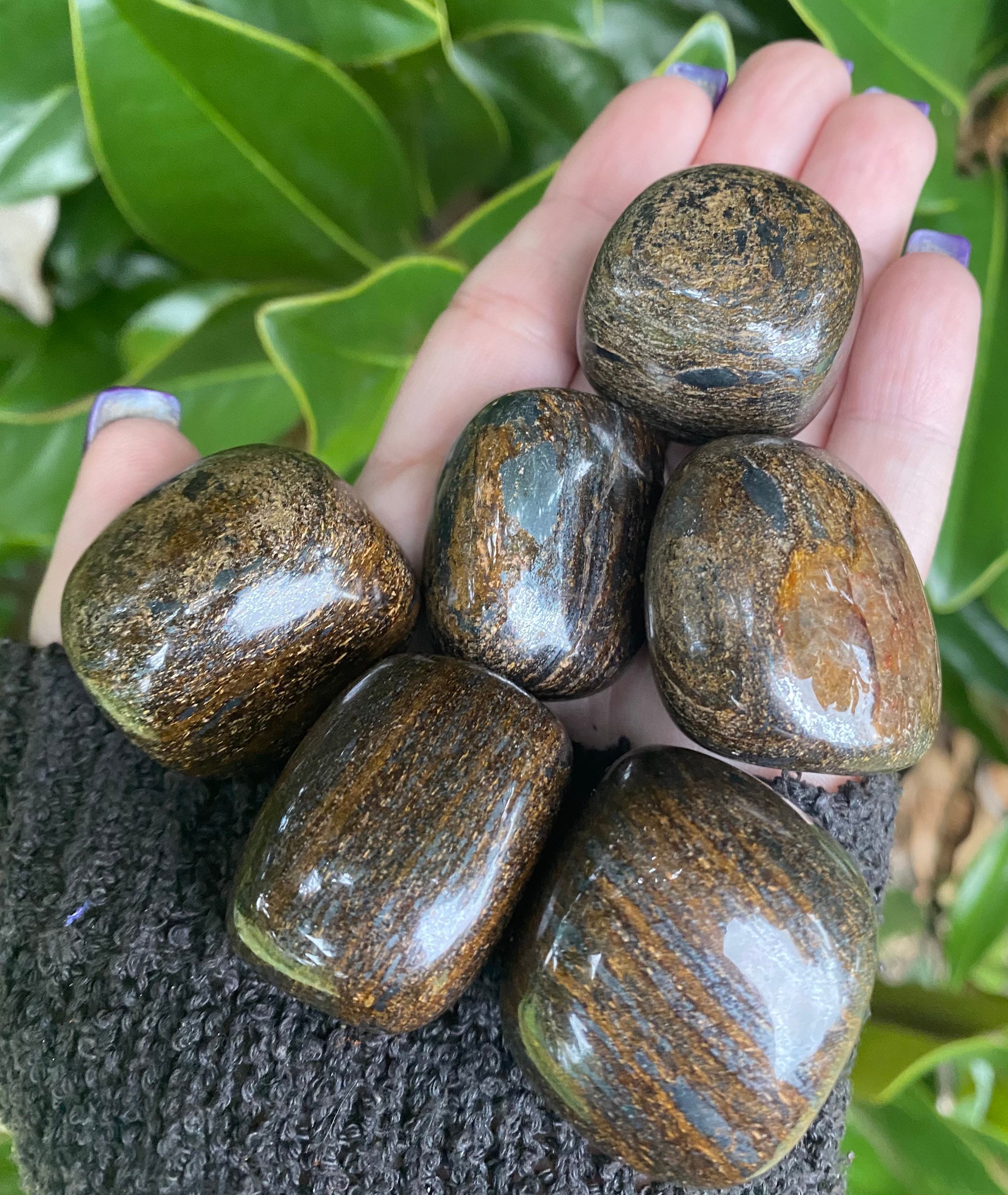 Bronzite, Bronzite Tumble, Qty. 1