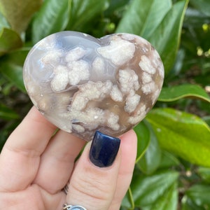 Flower Agate Heart, Flower Agate