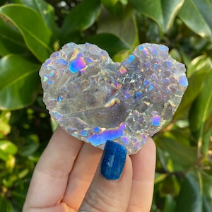 AURA Amethyst, Aura Amethyst Heart, ENHANCED.