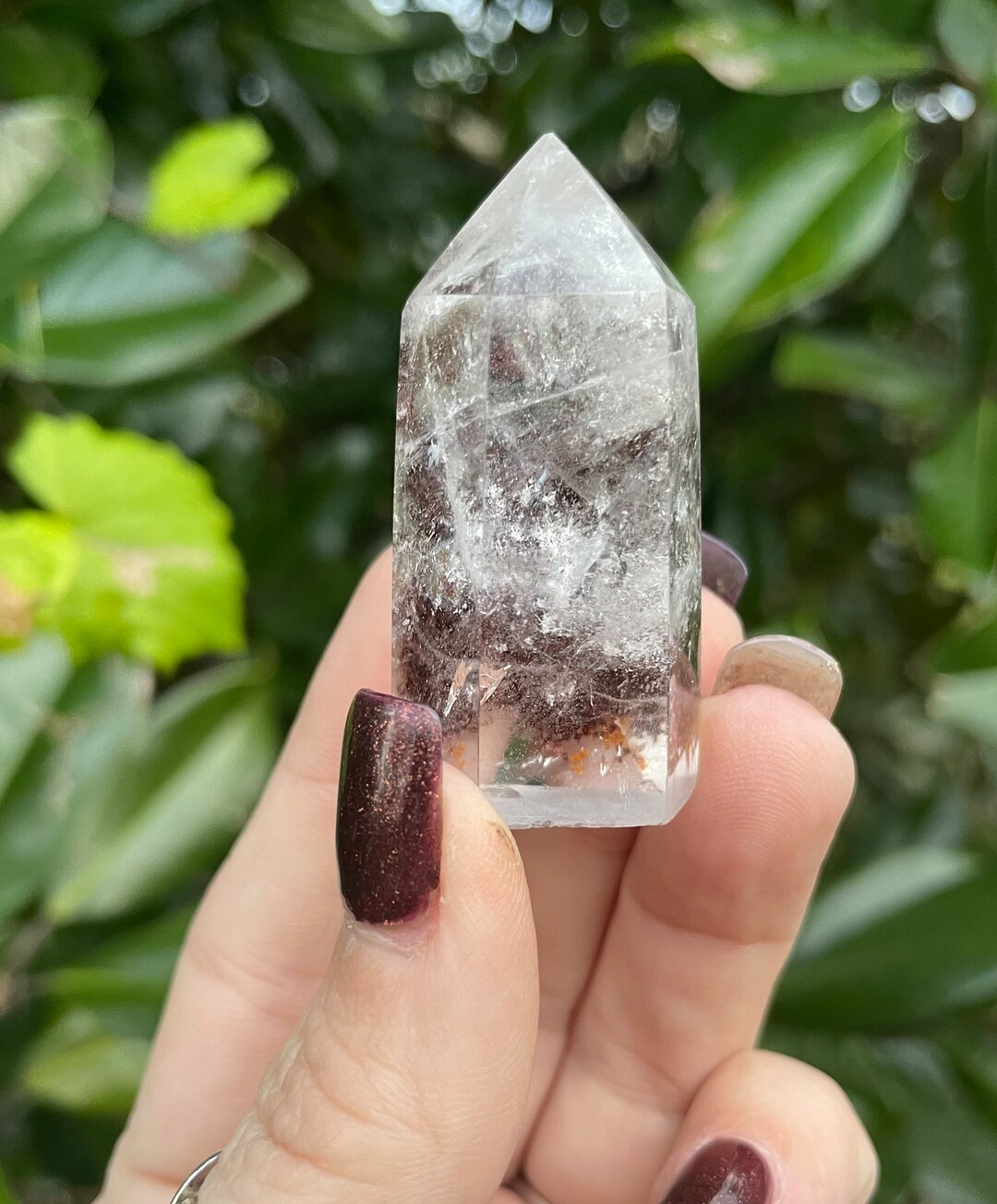 Garden Quartz Tower, Garden Quartz Point Etsy
