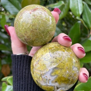 Green Opal, Green Opal Sphere, Qty. 1