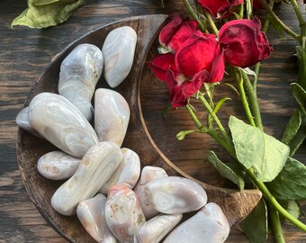 Pink Botswana Agate, Pink Botswana Agate Tumble, Qty. 1