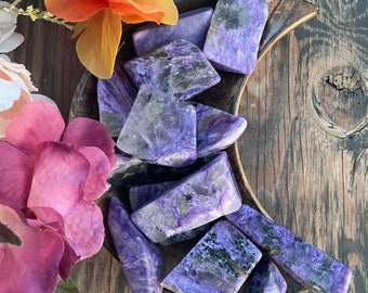 Charoite, Charoite Tumbles, Qty. 1