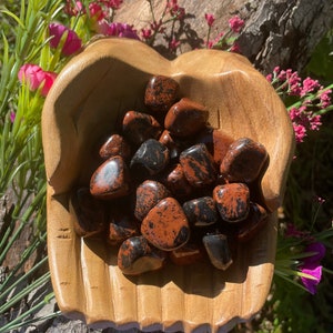 Mahogany Obsidian, Mahogany Obsidian Tumble, Qty. 1