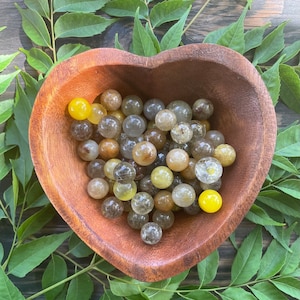 Rutilated Quartz, Rutilated Quartz Sphere, Qty. (1) MINI SPHERE