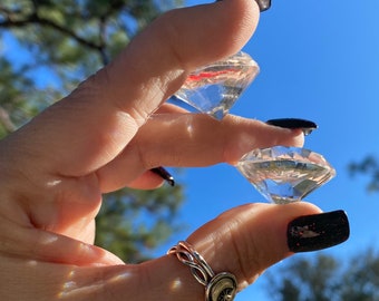 Clear Quartz, Clear Quartz Diamond, Qty. 1 SMALL