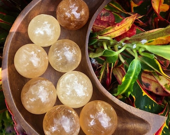 Honey Calcite Sphere, Honey Calcite, Qty. 1