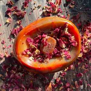 Carnelian Bowl, Carnelian, Smudge Bowl