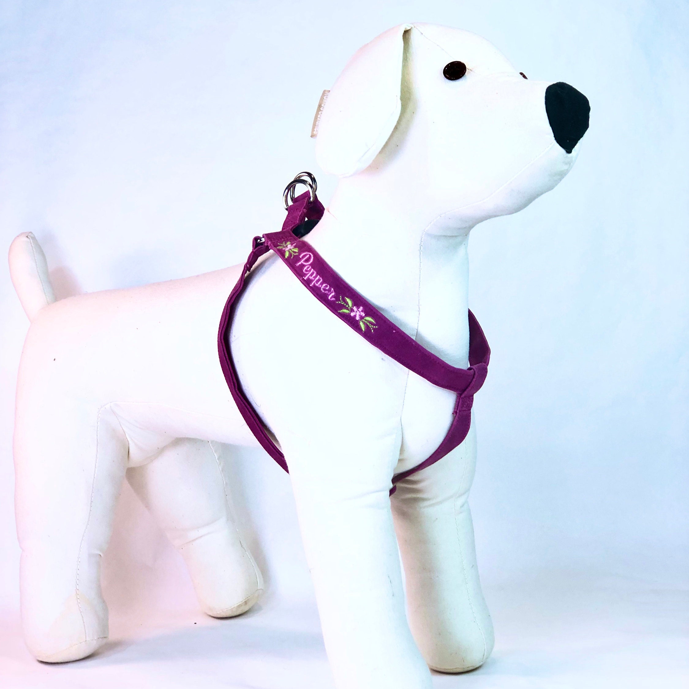 Step in Harness Fabric Dog Harness Waxed Canvas Dog Harness Etsy