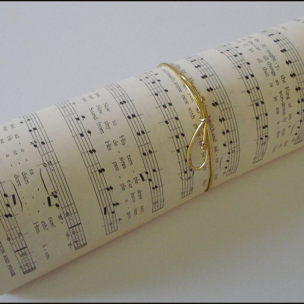 40 Vintage Hymnal Pages (80 sides) from an Old Church Hymn Book - Shower, Crafts, Religious, Re-purpose, Upcycle, Scrapbook