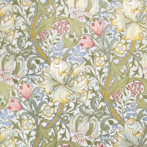 P216 n° 3 serviettes en papier pour découpage, papier peint artisanal, fleurs de lys blanc pastel feuilles vertes motif ornement