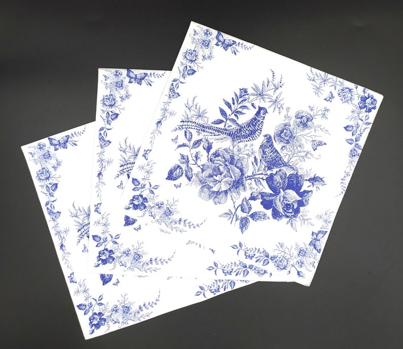 R939# 3 Pieces of Single Paper Napkins for Decoupage, Craft Tissue ...