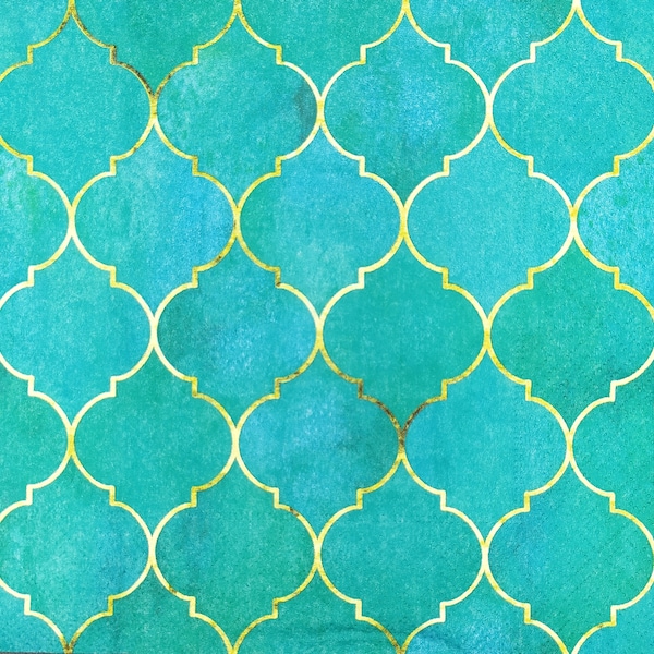 Teal and Yellow - Etsy