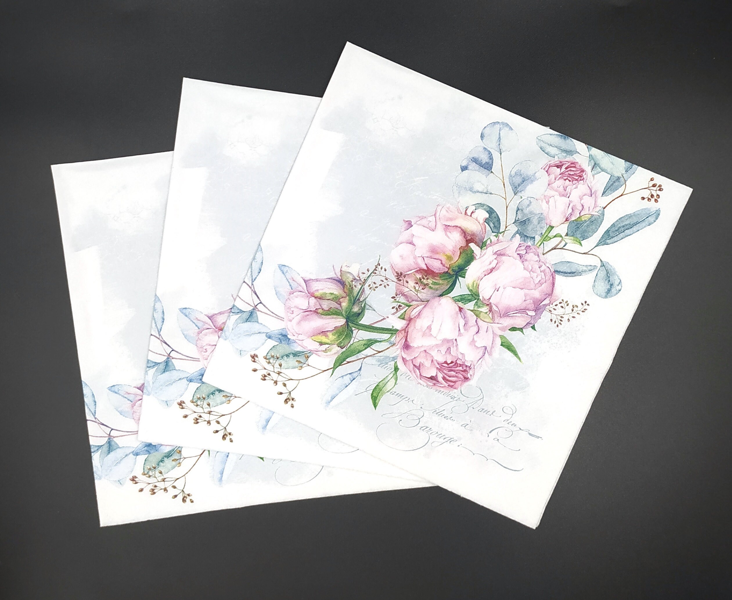 R009 3 Pieces of Single Paper Napkins for Decoupage Craft Etsy Singapore