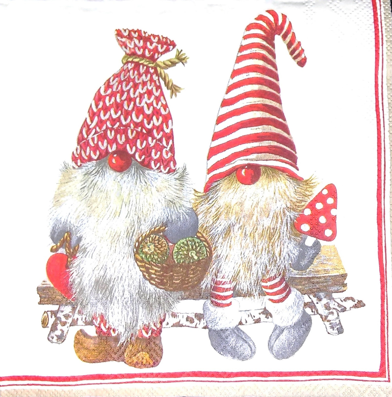 Новогодние Гномы Открытки