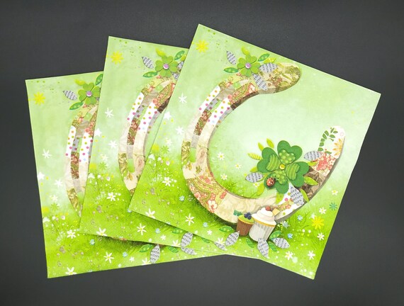 Daisy Tovaglioli di carta velina a 3 strati per il pranzo decoupage, 33 x 33 cm, confezione da 20 (marmo malachite