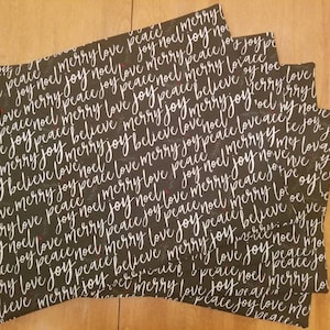 Holiday Placemats, Christmas, New Year&#39;s
