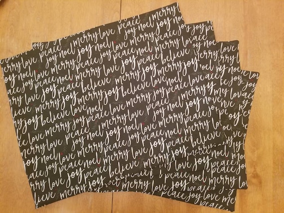 Holiday Placemats, Christmas, New Year's