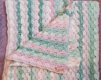 Handmade crochet baby blankets