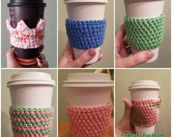 Ecofriendly Crocheted Coffee Sleeve