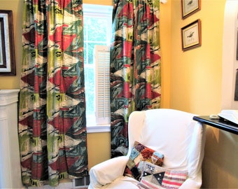 Chartreuse Curtains Etsy