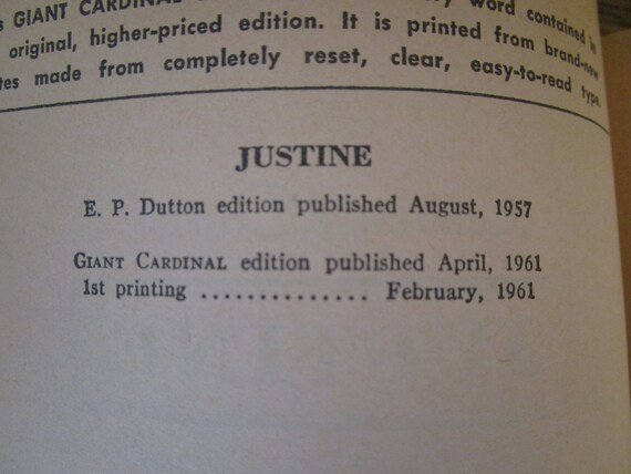 The Alexandria Quartet Justine Balthazar Mountolive Clea By Lawrence Durrell Giant Cardinal Edition Paperback 1960s Mint - 