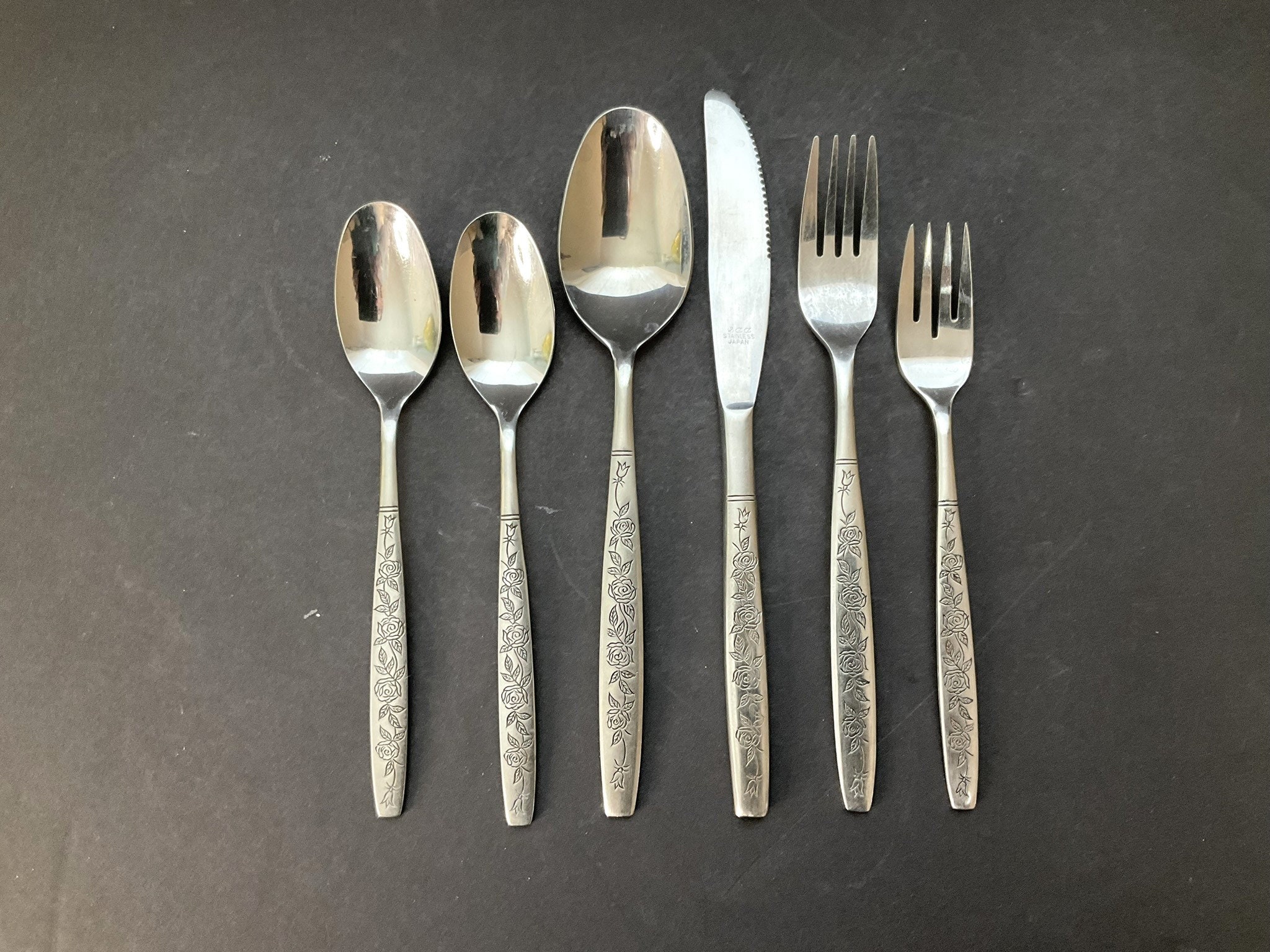 Towle Supreme Cutlery SCC Rose Flowers Japan Flatware - Your