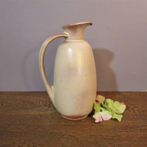 Vintage Frankoma Pottery Pitcher/Ewer - Dessert Sand Glaze - Frankoma 835 Pitcher - Collectible Art Pottery