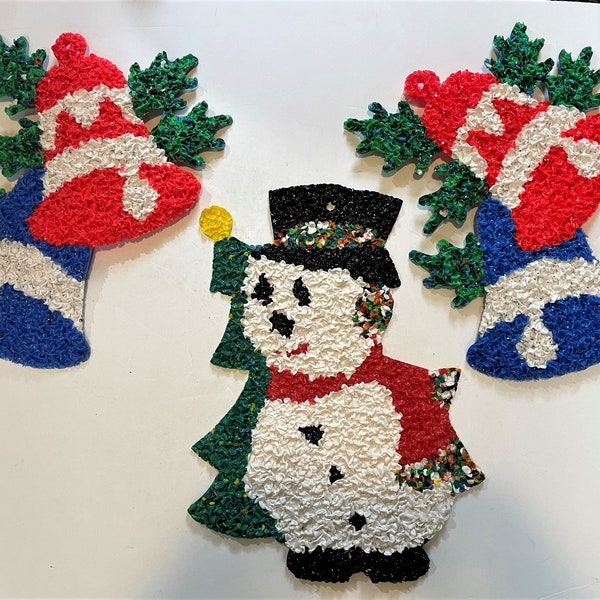 Vintage Popcorn Christmas Decorations 