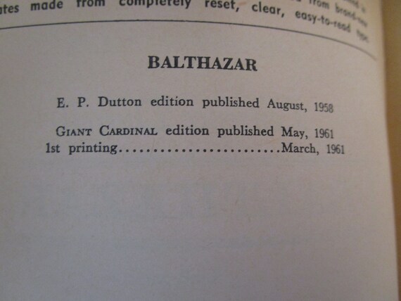 The Alexandria Quartet Justine Balthazar Mountolive Clea By Lawrence Durrell Giant Cardinal Edition Paperback 1960s Mint - 