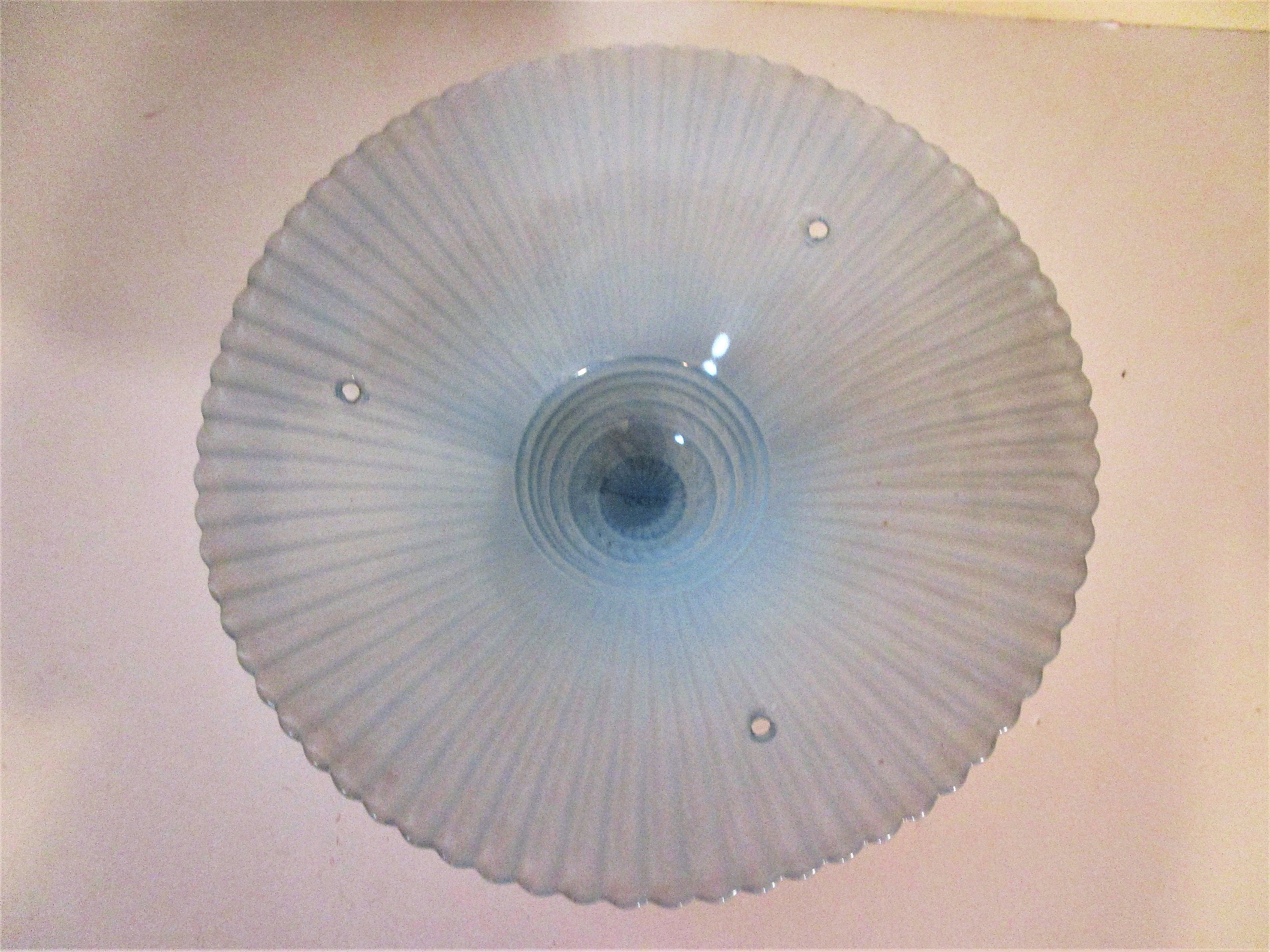 Art Deco Frosted Glass Ceiling Light Shade Chice of Pink or Etsy